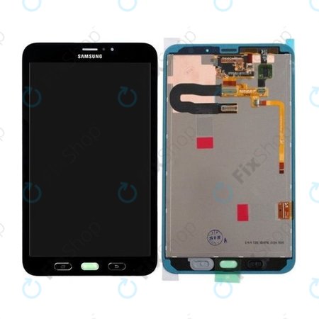 Samsung Galaxy Tab Active 2 T395 LTE - LCD Kijelző + Érintőüveg (Black) - GH97-21218A Genuine Service Pack