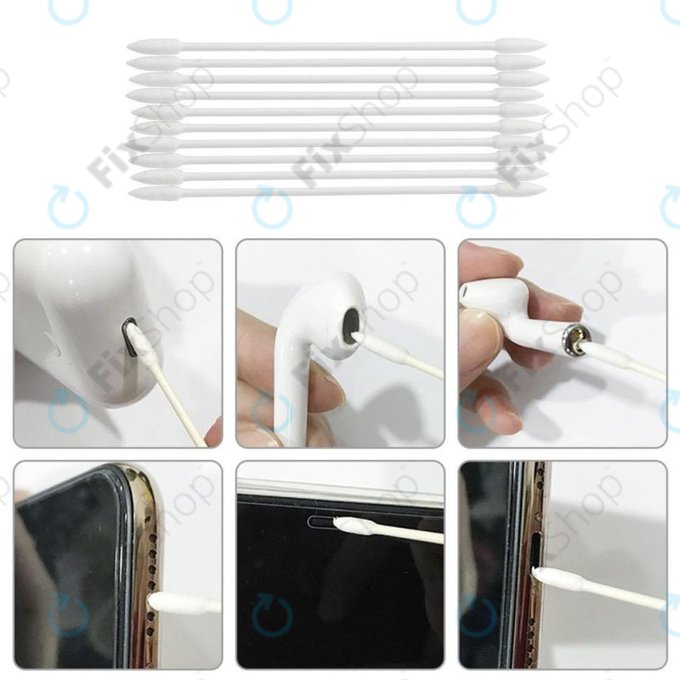 Pamut Törlőkendők Telefon- és Fejhallgató Tisztításhoz (25db)