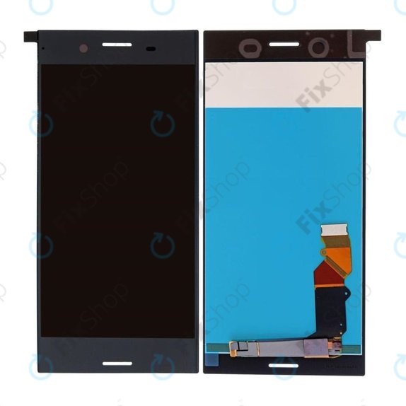 Sony Xperia XZ Premium Dual G8142 - LCD Kijelző + Érintőüveg (Deepsea Black) TFT