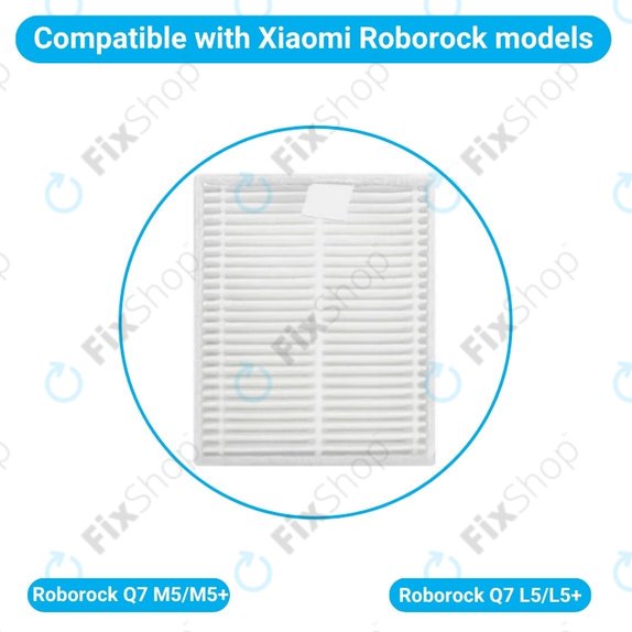 Porszűrő, 2 db Xiaomi Roborock Q7 M5, Q7 M5+, Q7 L5, Q7 L5+
