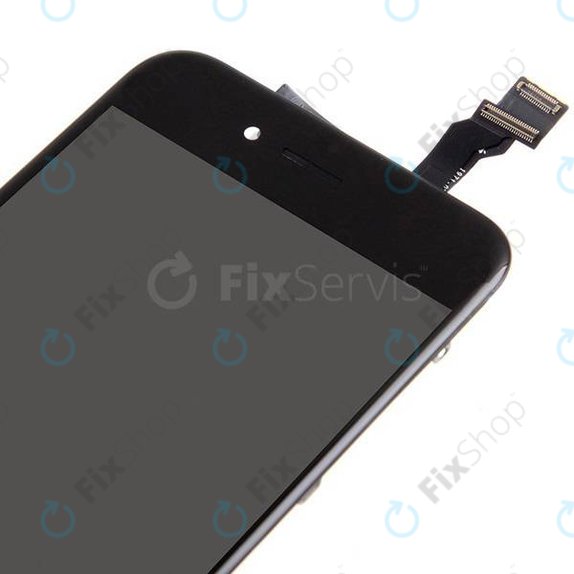 Kijelző iPhone 6, Black, Érintőüveg kerettel
