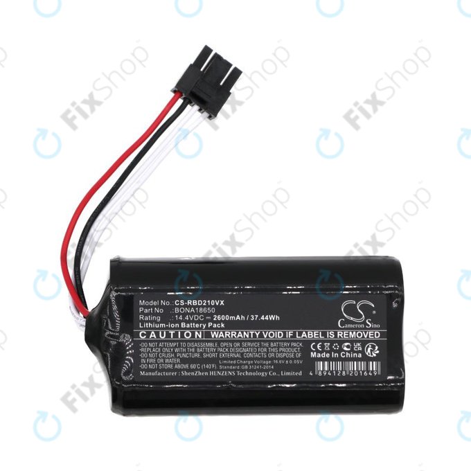 Akkumulátor RobZone Duoro Xcontrol 2, BONA18650, 2600mAh, Li-Ion, 14.4V, HQ