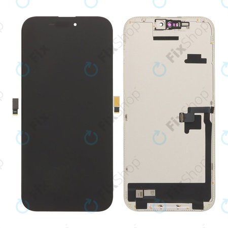 Kijelző Soft OLED iPhone 16 Pro Max - Érintőüveg + Keret, DIAGNOSTIC