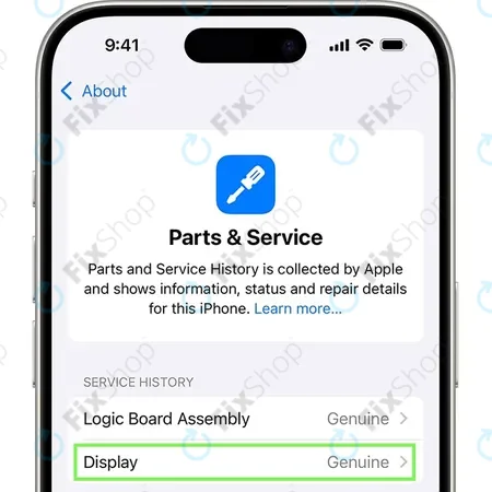 OLED - teljes egység | iPhone 16 Pro Max | 661-44955 | Genuine Apple