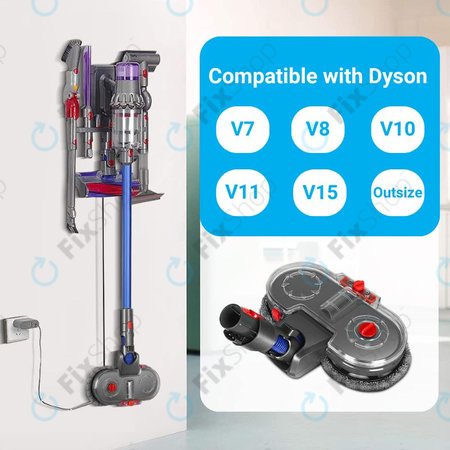 Dyson V-series, Outsize - Elektromos Felmosófej Víztartállyal