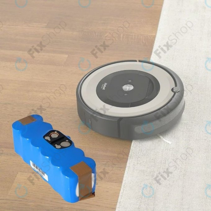 iRobot Roomba 500, 600, 700, 800, 900-series, R3, Scooba 450, Vileda 137173 - Akkumulátor 11702, GD-Roomba-500, VAC-500NMH-33 Ni-MH 14.4V 4000mAh