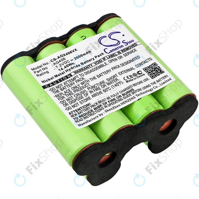 AEG Electrolux Rapido ZB-series - Akkumulátor AG406 Ni-MH 7.2V 2000mAh HQ