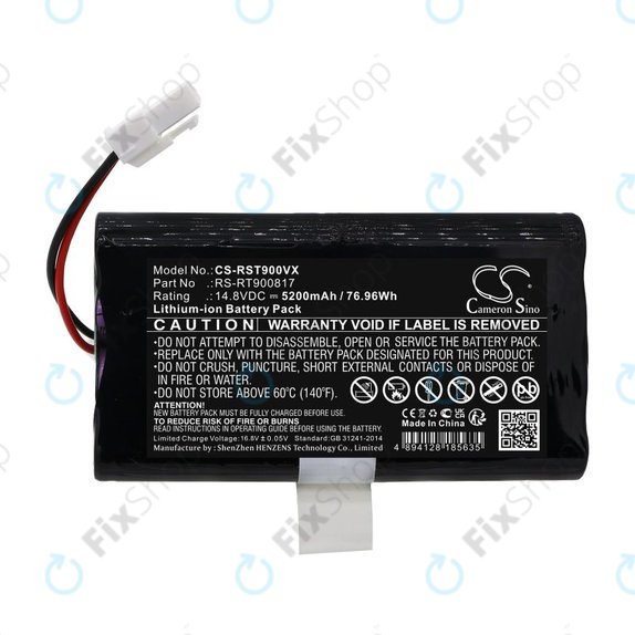 Akkumulátor Rowenta Smart Force RR8021WH, 5200mAh, Li-Ion, 14.8V, RS-RT900817, HQ