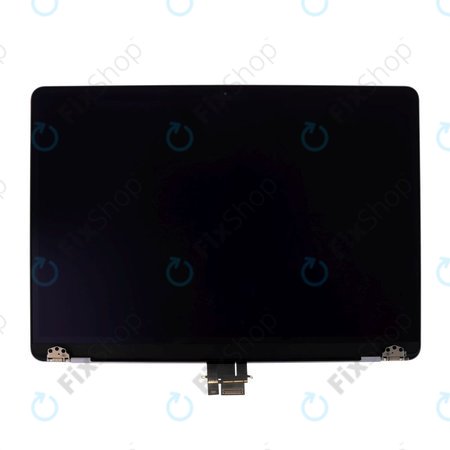 Apple MacBook Air 13" M3 A3113 (2024) - LCD Kijelző + Előlapi Üveg + Fedőlap (Space Gray) Refurbished