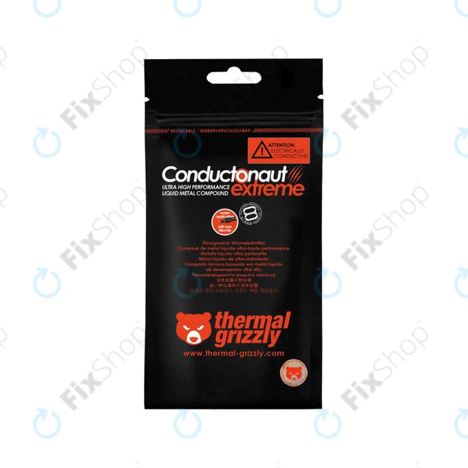 Folyékony fém 1g, Thermal Grizzly Conductonaut