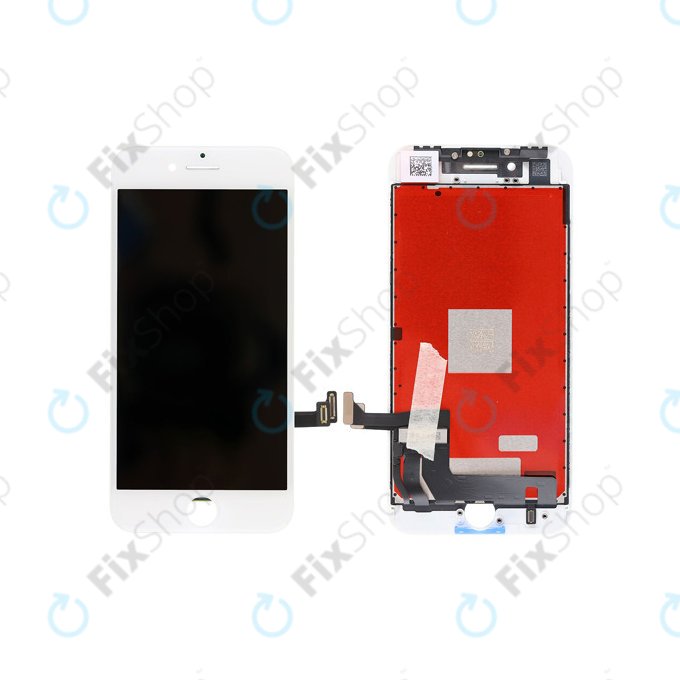 Apple iPhone 8 - LCD Kijelző + Érintőüveg + Keret (Fehér) - Genuine Service Pack 661-08934, 661-09081