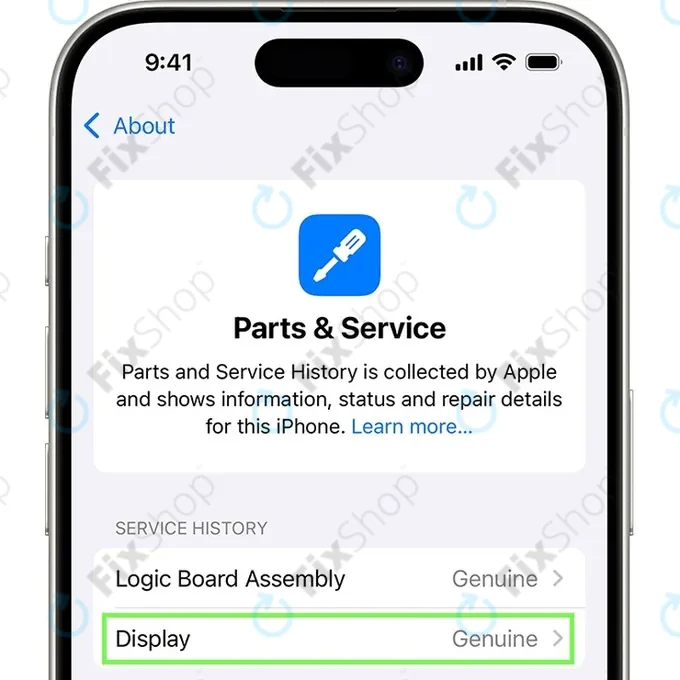 OLED - teljes egység | iPhone 16 Pro Max | 661-44955 | Genuine Apple