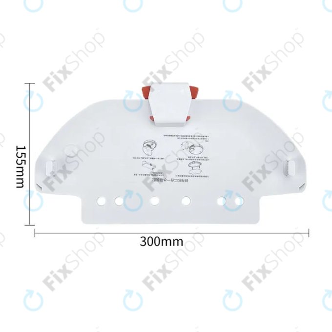 Xiaomi Mi Robot Vacuum Mop Pro (P), 2S, Viomi V2 Pro, V3, SE - Alsó Fedél (Fehér)