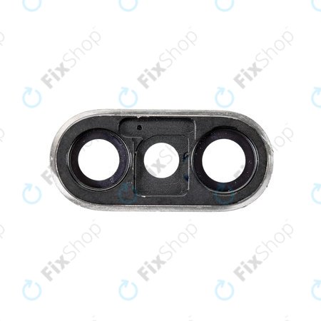 Apple iPhone XS Max - Kamera Üveg Kerettel (SIlver)