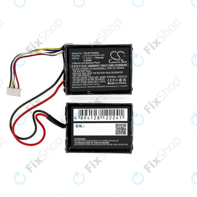 Akkumulátor Beats Pill 2.0, 750mAh, Li-Ion, 7.4V, J272/ICP092941SH, HQ