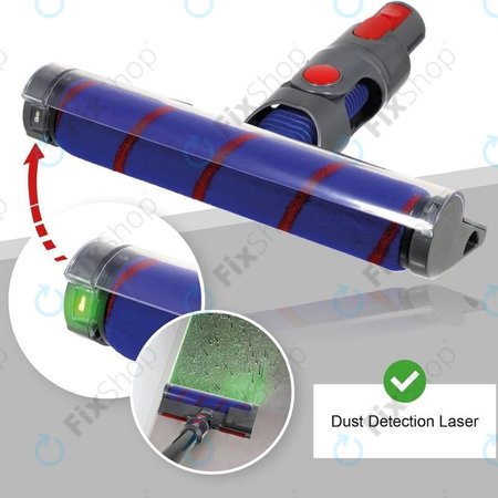 Dyson V-series, Outsize - Padlófúvóka LED zöld Fénnyel