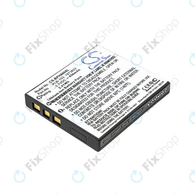 Akkumulátor Bang & Olufsen Beoplay H7, H8, H9, 650mAh, Li-Ion, 3.7V, PLB-103, HQ