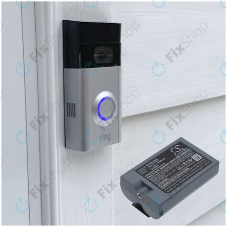 Akkumulátor Ring Video Doorbell 2, 3, 4, 6400mAh, Li-Ion, 3.7V, 8AB1S7-0EN0, HQ