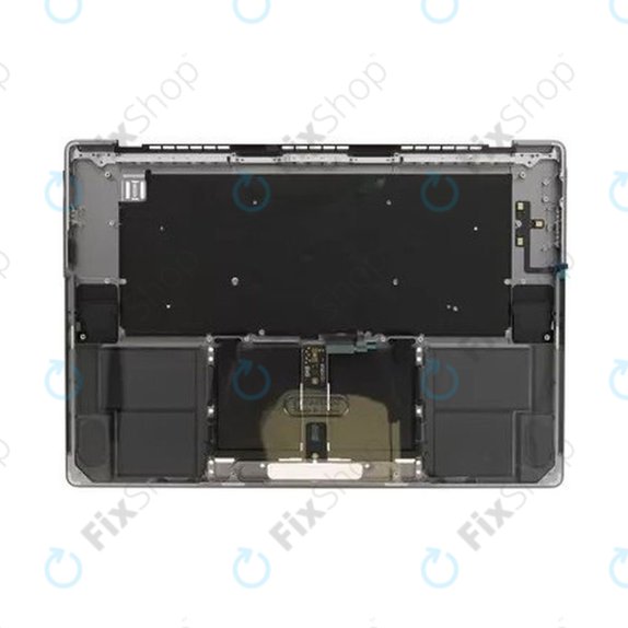 Felső billentyűzetkeret MacBook Pro 16" A2780 (2023), US billentyűzettel és akkumulátorral, Space Gray, 661-32189, Genuine Apple