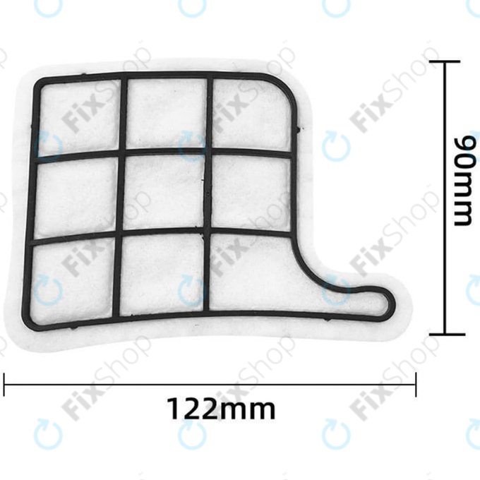 Vorwerk Kobold VK135, VK136 - Motor előtti szűrő