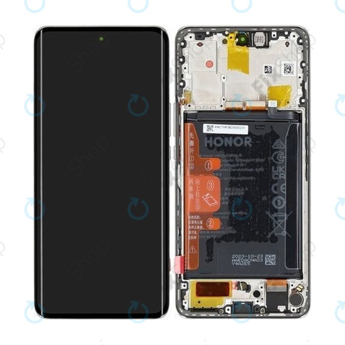 Honor Magic6 Lite - LCD Kijelző + Érintőüveg + Keret + Akkumulátor (Orange) - 0235AHHS, 0235AHHT Genuine Service Pack