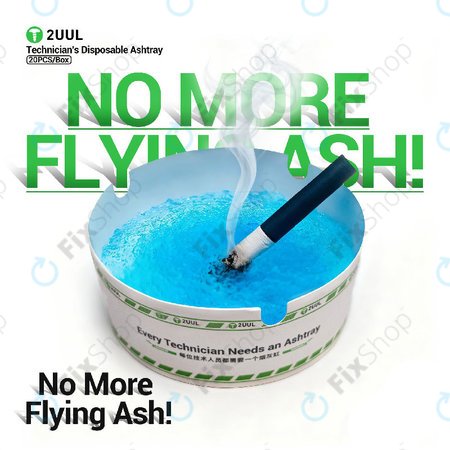 Egyszer használatos hamutartó technikusoknak, 2UUL AS01, 20db/doboz