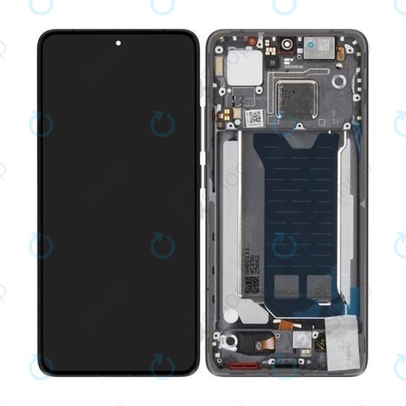 Xiaomi Poco F7 Pro 5G - LCD Kijelző + Érintőüveg + Keret (Black) - 56002300O1100 Genuine Service Pack