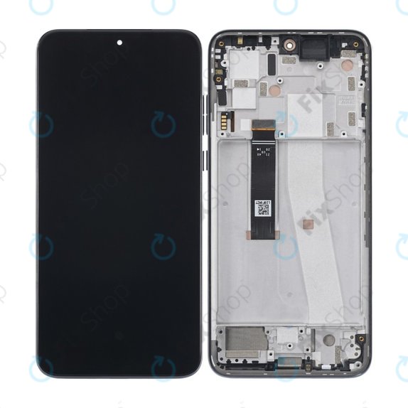 Motorola Edge 30 Neo - LCD Kijelző + Érintőüveg + Keret (Black Onyx) OLED