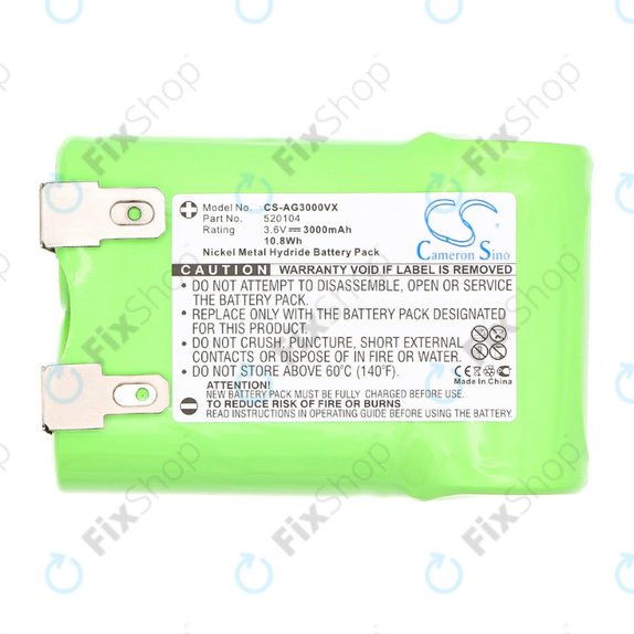 AEG Electrolux Junior 3000 - Akkumulátor 520104 Ni-MH 3.6V 3000mAh HQ