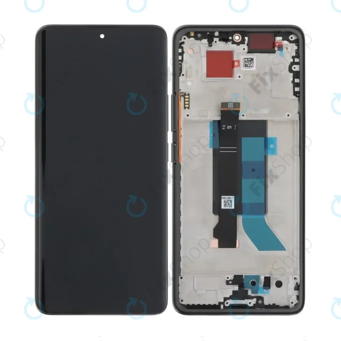 Xiaomi Redmi Note 14 Pro 5G 24090RA29G - LCD Kijelző + Érintőüveg + Keret (Midnight Black) OLED