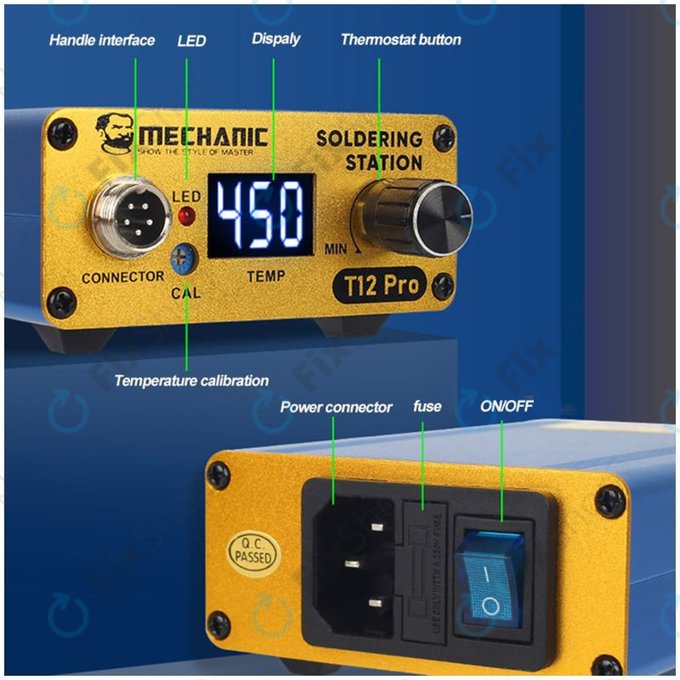 Mechanic T12 Pro - Digitális Forrasztóállomás