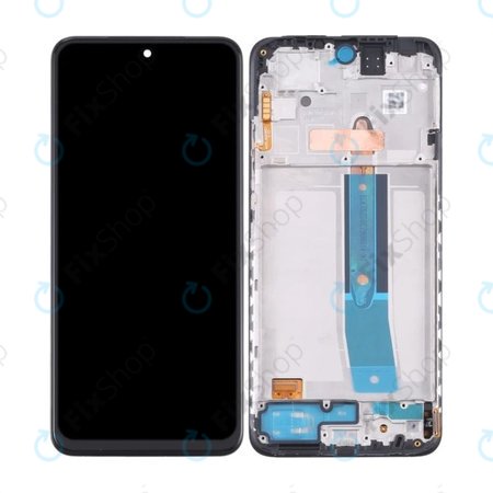 Xiaomi Redmi Note 11, Poco M4 Pro 4G - LCD Kijelző + Érintőüveg + Keret (Black) OLED