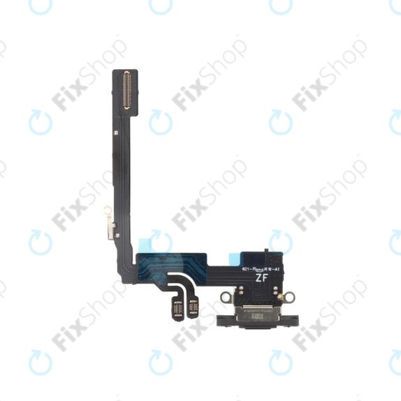Apple iPhone 16 Pro - Töltő Csatlakozó + Flex Kábel (Black Titanium)