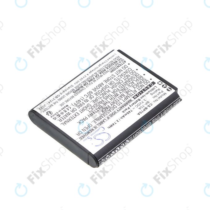Akkumulátor Samsung ES, ST, 740mAh, Li-Ion, 3.7V, BP-70A, HQ