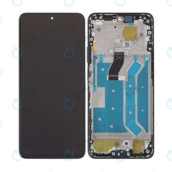 Huawei Nova 12i - LCD Kijelző + Érintőüveg + Keret (Midnight Black) TFT