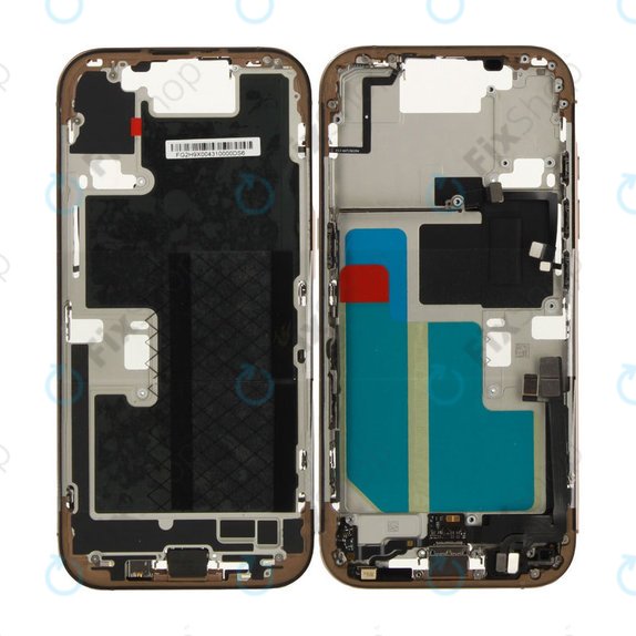 Középső keret akkumulátorral | iPhone 16 Pro | Desert Titanium | ZD076-00691 | Genuine Apple