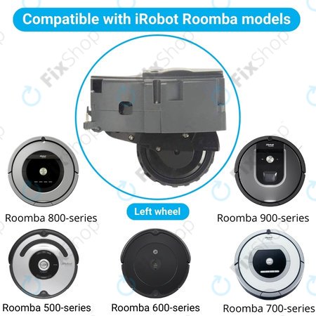 iRobot Roomba 500, 600, 700, 800, 900-series - Kerék Motorral (Bal)