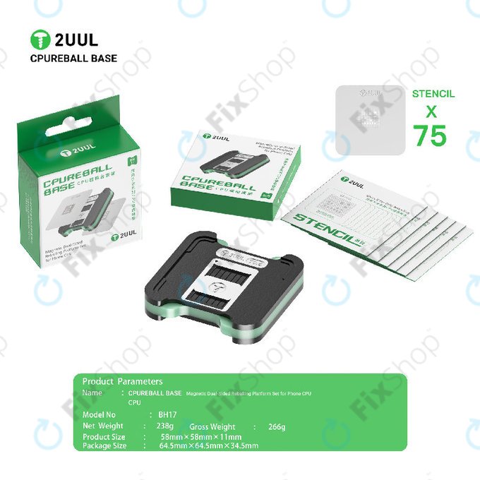 CPU reballing platform, 2UUL BH17