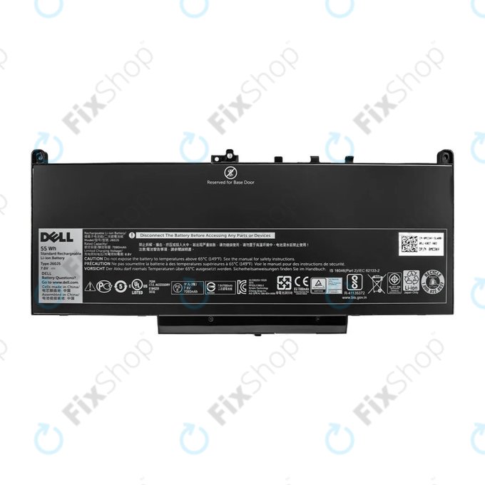 Dell Latitude E7270, E7470 - Akkumulátor J60J5 7080mAh - Genuine Service Pack