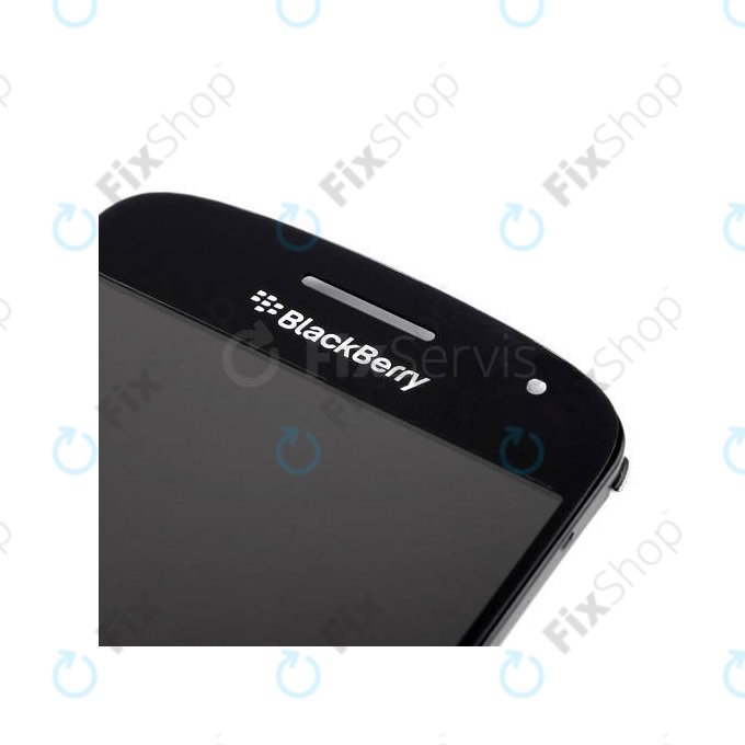 Blackberry Bold Touch 9900 - LCD Kijelző + Érintőüveg + Keret Verzia 002 (Black) TFT