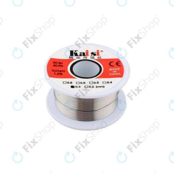 Kaisi - Forrasztóhuzal Sn/Pb - 0.3mm (50g)