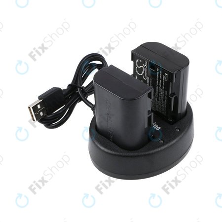 2 db Akkumulátor töltővelCanon EOS 5D Mark II, EOS 7D, 2000mAh, Li-Ion, 7.4V, LP-E6, HQ