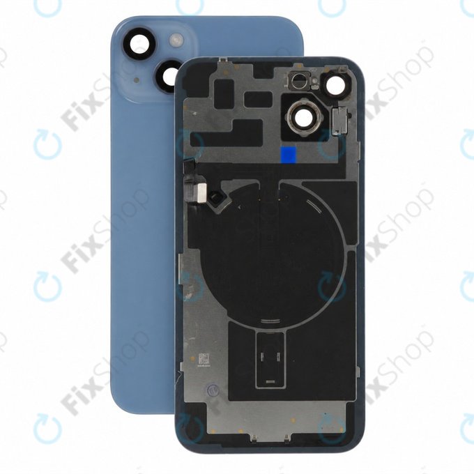Hátsó ház üveg iPhone 14 Plus készülékhez, Blue, Pulled A