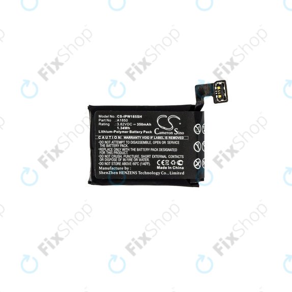 Akkumulátor Apple Watch 3 42 mm, 350mAh, GPS + Cellular Version, Li-Pol, 3.82 V, A1850, HQ