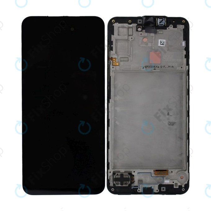 Samsung Galaxy A17 A176B - LCD Kijelző + Érintőüveg + Keret (Black) - GH82-38045A Genuine Service Pack