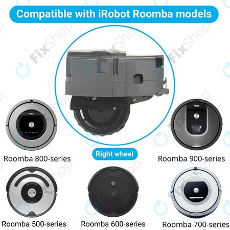 iRobot Roomba 500, 600, 700, 800, 900-series - Kerék Motorral (Jobb)