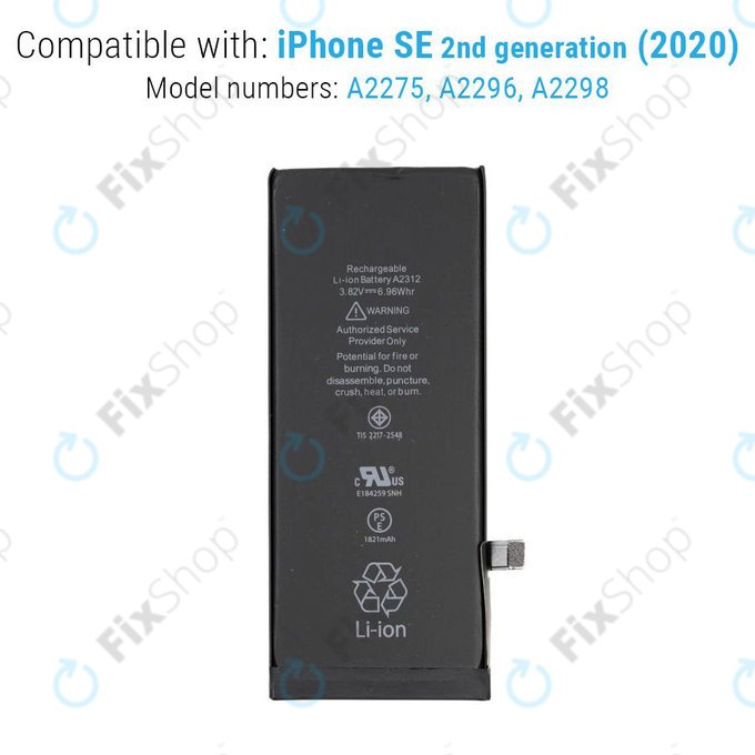 Apple iPhone SE (2nd Gen 2020) - Akkumulátor A2312 1821mAh Service Pack