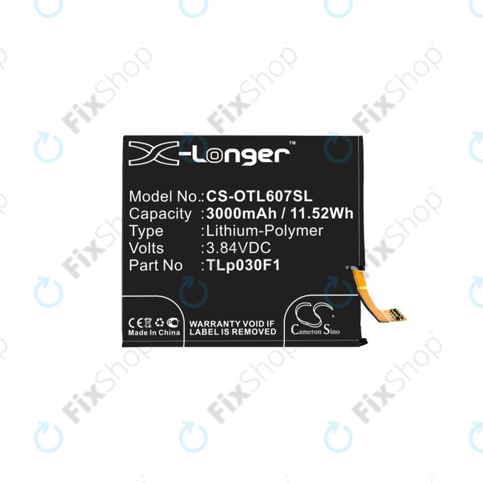 Alcatel Idol 4 Pro 6077X - Akkumulátor CAC3000020C1 3000mAh HQ