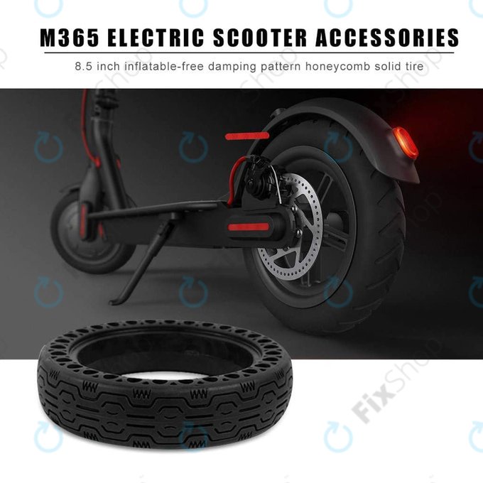 Xiaomi Mi Electric Scooter 1S, 2 M365, Essential, Pro, Pro 2 - Tartós, Teljes Tubeless Gumiabroncs (2. Típus) (Black)