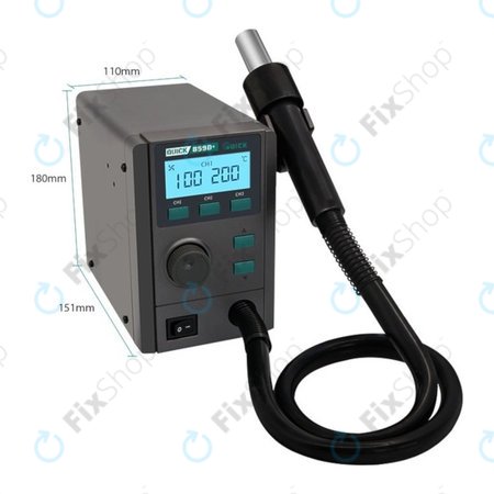 Quick 859D+ - Forrólevegős Forrasztóállomás